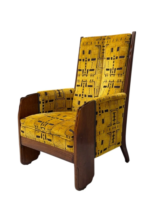 Art Deco Amsterdamse School Lounge Chair by Cornelis van der Sluys, 1918